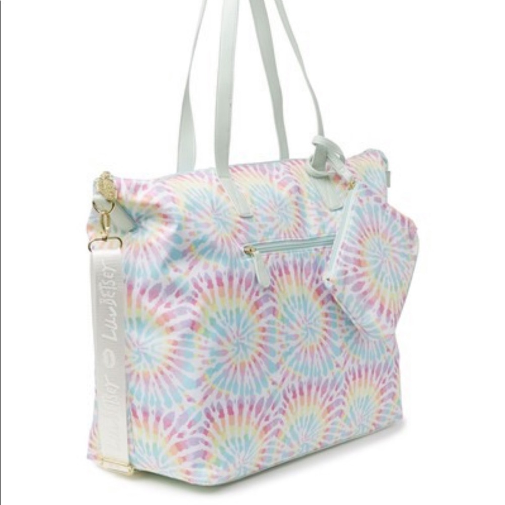 BETSEY JOHNSON JAYCEE NYLON WEEKEND BAG